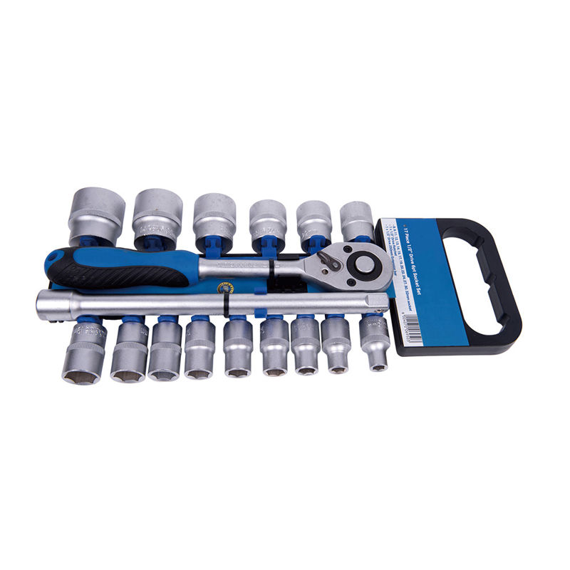 HT-09 17 piece 1/2 inch drive 6 pt socket set